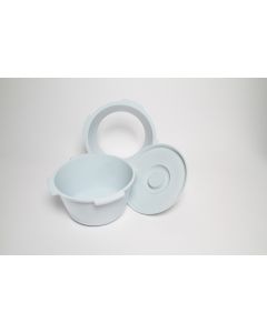 COMMODE BUCKET 7 QT W/ SPLASH GUARD