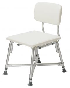 SHOWER CHAIR 16.5-20.5 550LB W/BACK