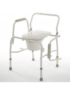 COMMODE 19-23.5 300LB DROP ARM 10 QT W/