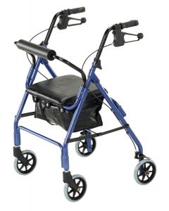 ROLLATOR 20 IN 250LB 5 IN WHEELS