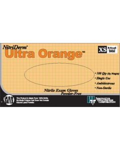 INNOVATIVE NITRIDERM® ULTRA ORANGE® POWDER-FREE EXAM GLOVES