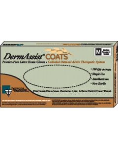 INNOVATIVE  DERMASSIST® COATS™  POWDER-FREE LATEX EXAM GLOVES